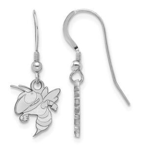 Sterling Silver Georgia Technology Small Dangle Earring